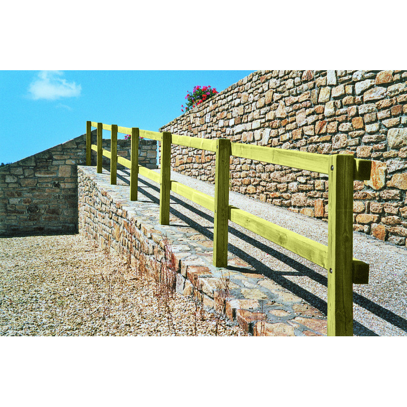 Barrière en bois Guyenne aménagement extérieur Barrière en bois Guyenne aménagement extérieur