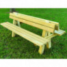 Banc public Adenia double assise aménagement extérieur
