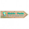 Panneau flèche bois directionnelle signalisation