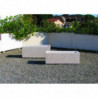 Bac à fleurs béton rectangle Bruis aménagement extérieur