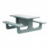 Scellement pour table pique nique Myrica aménagement extérieur