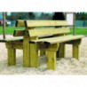 Banc public tout bois Aigrin aménagement extérieur