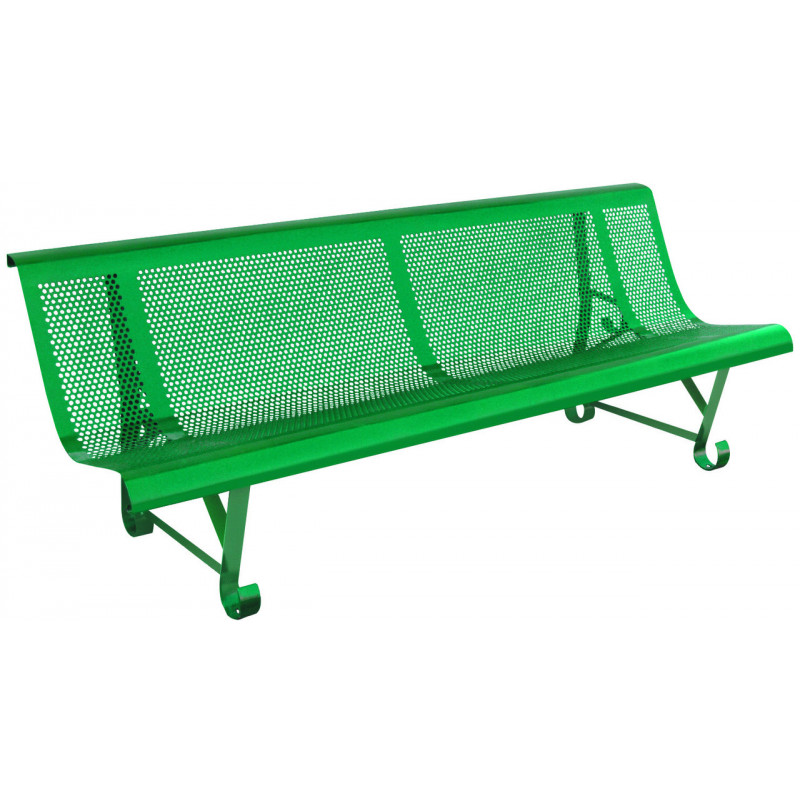 Banc 2 pieds RAL 6005 Banc 2 pieds RAL 6005