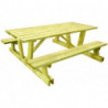 Table en bois extérieure Mitella aménagement extérieur