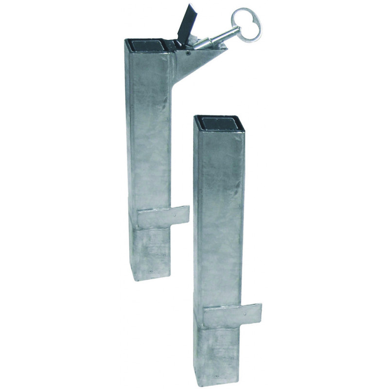 Kit d'amovibilité pour barrière 35 x 35 mm aménagement extérieur