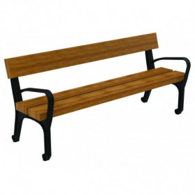 Banc public piètement fonte...