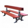 Banc urbain bois Abélia aménagement extérieur