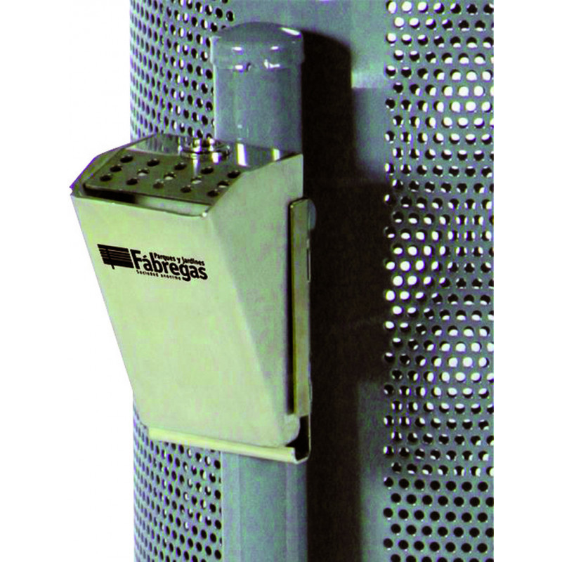 Cendrier inox pour corbeille aménagement extérieur Cendrier inox pour corbeille aménagement extérieur
