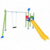 Portique et toboggan la tour Multi jeux et sports