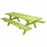 Table pique nique bois Garance aménagement extérieur