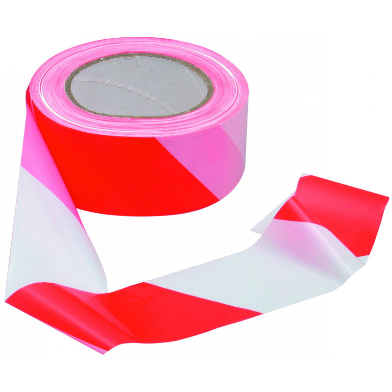 Ruban de chantier rouge et blanc signalisation Ruban de chantier rouge et blanc signalisation