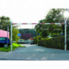 Portique limiteur de hauteur pivotant signalisation