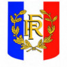 Écusson tricolore + RF et palmes