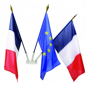 Porte-drapeau mural
