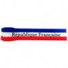 Ruban tricolore imprimé