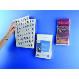 Lot de 5 présentoirs muraux...