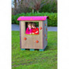 Maisonnette extérieure Flora plastique recyclé jeux et sports