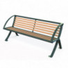 Banc public lames compact Bergamotier aménagement extérieur