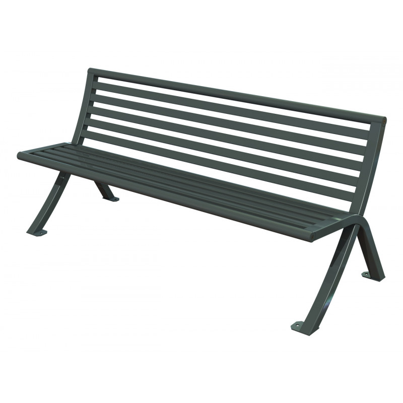 Banc et banquette métal extérieur Aubier aménagement extérieur Banc et banquette métal extérieur Aubier aménagement extérieur