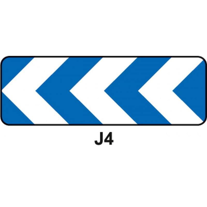Balise de virage à chevron J4 signalisation Balise de virage à chevron J4 signalisation