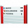 Chapeau aluminium pour mât D 76 mm signalisation