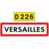 Panneau entrée ou sortie d'agglomération signalisation