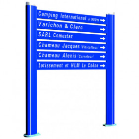 Latte signalétique aluminium