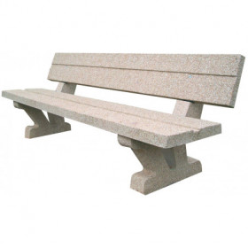 Banc et banquette béton...