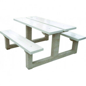 Table pique nique en béton...