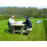 Table pique nique bois Champêtre aménagement extérieur