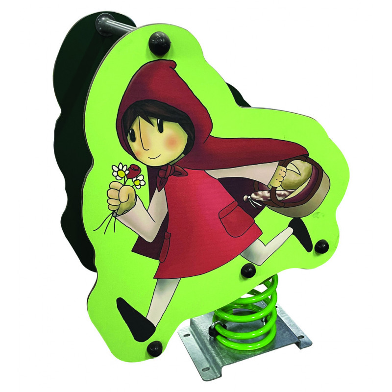 Jeu ressort parc Chaperon rouge Jeu ressort parc Chaperon rouge