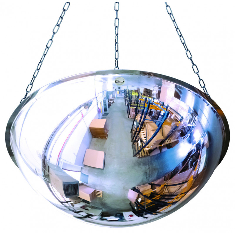 Miroir de surveillance hémisphérique signalisation