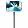 Miroir de sécurité adapté 2 directions signalisation