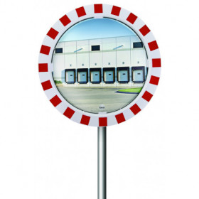 Miroir industrie rouge et...