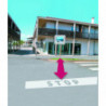 Miroir d'agglomération réglementaire signalisation