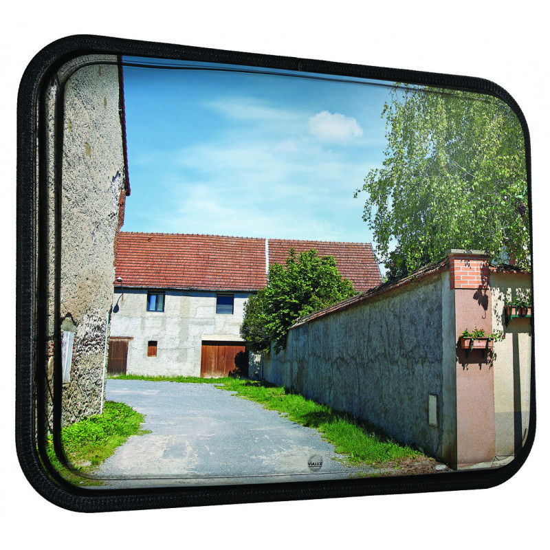 Miroir de sécurité multi-usages inox signalisation Miroir de sécurité multi-usages inox signalisation