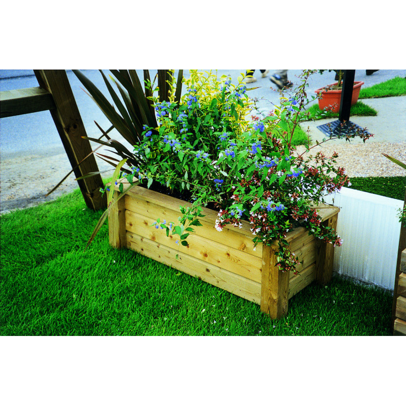 Jardinière de ville en bois Ocimum aménagement extérieur