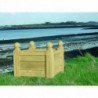Jardinière de ville en bois Ocimum aménagement extérieur