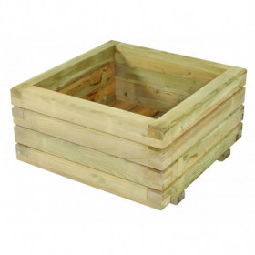 Jardinière en bois traité Orme