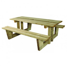 Table pique nique bois Ajonc