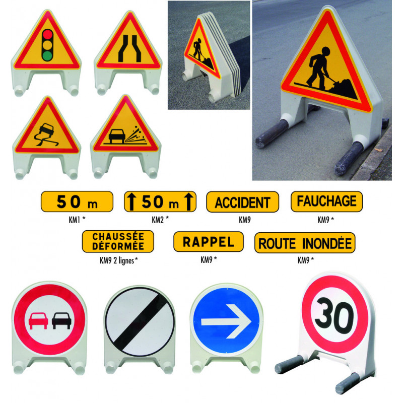 Signalisation temporaire plastique Mistral signalisation