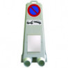 B6M3 : Panneau B6a1 Ø 260 mm + panonceau M6 + protection plexi A4.
