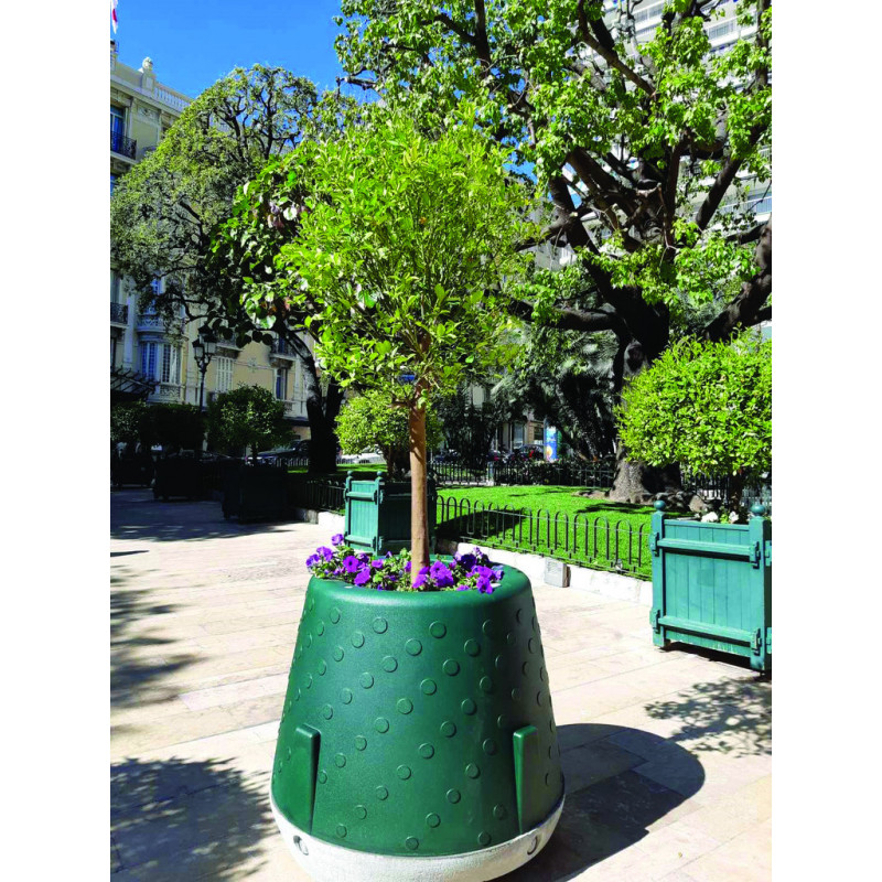 Pot béton anti-intrusion Kosto aménagement extérieur Pot béton anti-intrusion Kosto aménagement extérieur