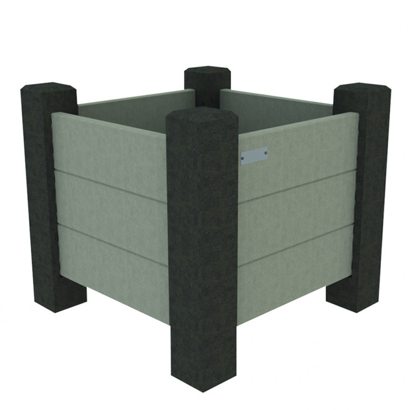 Jardinière en plastique recyclé Camarine aménagement extérieur Jardinière en plastique recyclé Camarine aménagement extérieur