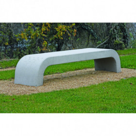 Banquette moderne en béton...