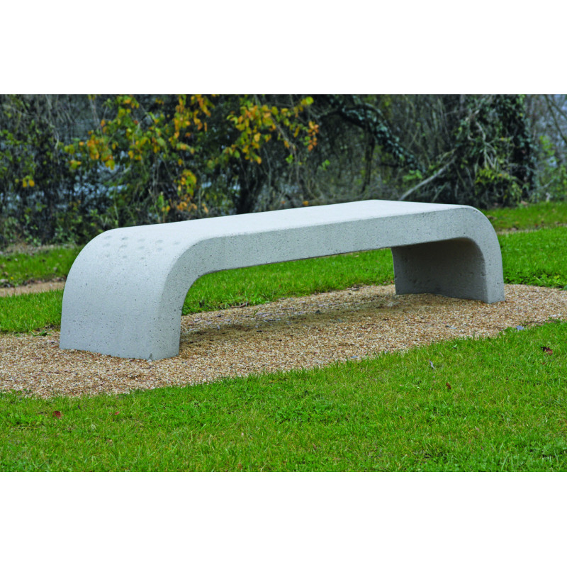 Banquette moderne en béton Coriandre aménagement extérieur Banquette moderne en béton Coriandre aménagement extérieur