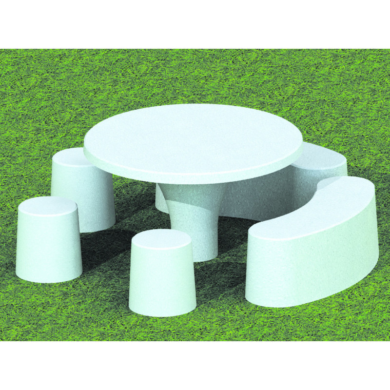 Table pique nique ronde Quercus aménagement extérieur Table pique nique ronde Quercus aménagement extérieur