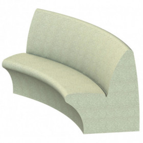 Concave Finition ocre sablé