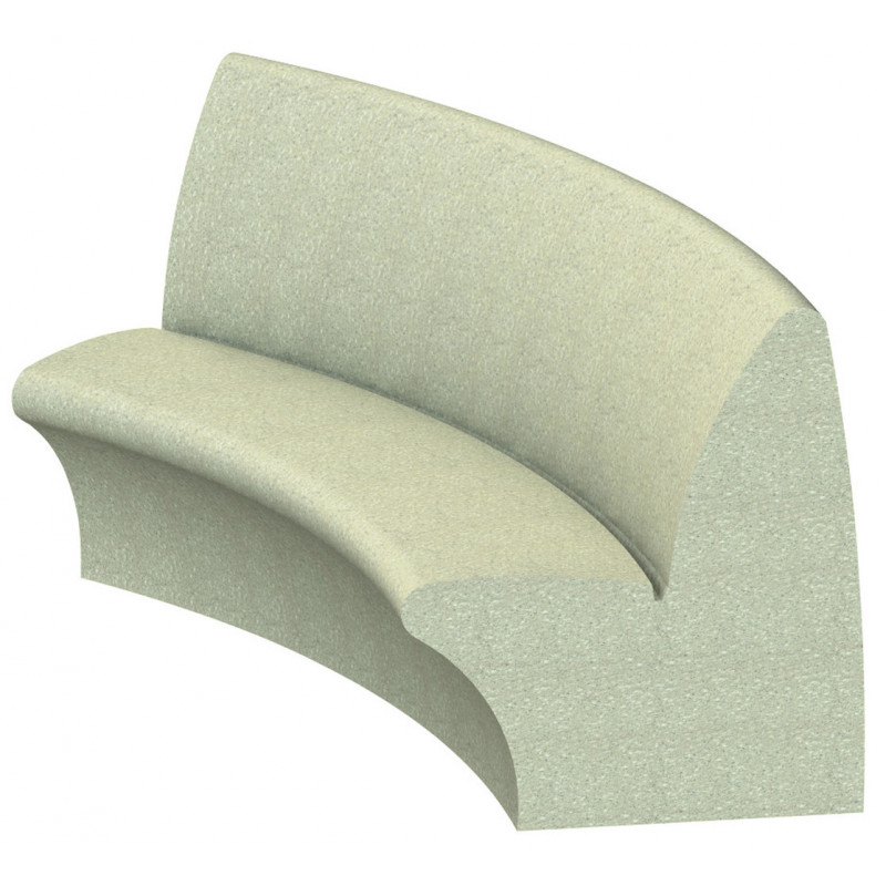 Concave Finition ocre sablé