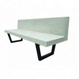 Banc de ville acier et...